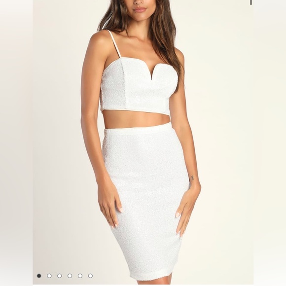 Two piece sequin dress - Picture 2 of 3